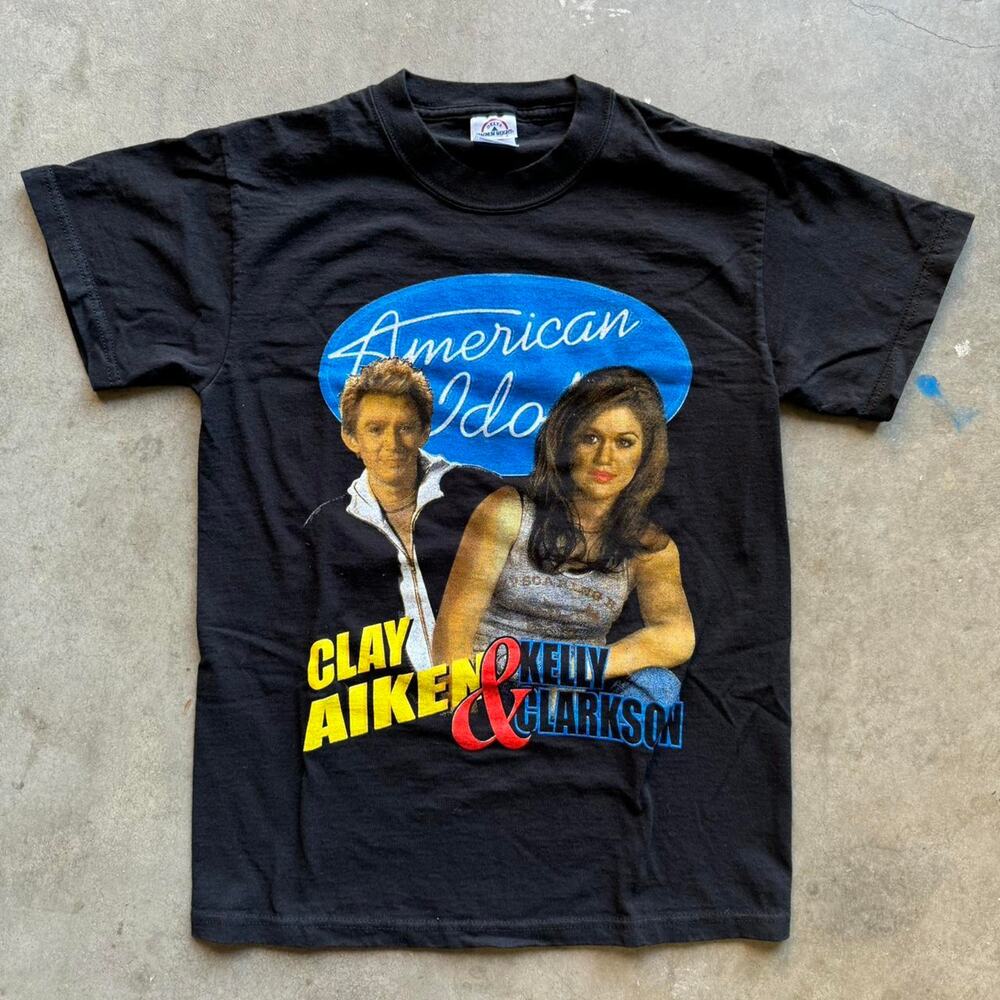 Y2k american idol tour black shirt